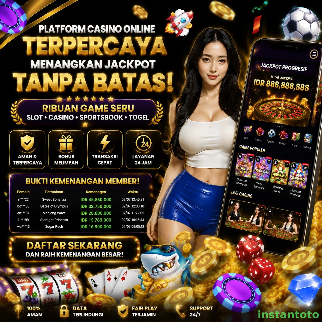 Mengungkap Ragam Permainan di instantoto